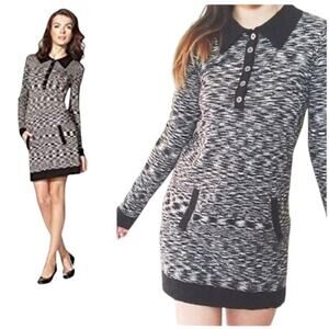 MISSONI for Target Long Sleeve Polo Sweater Dress in Space Dye SZ S